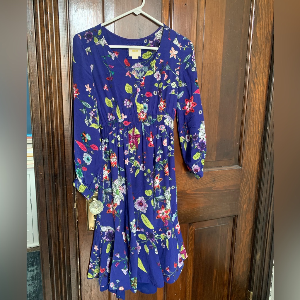 Anthropologie Maeve Long Sleeve Dress
